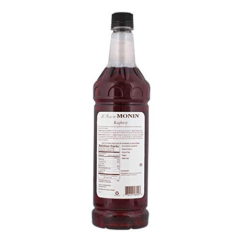 Monin - Raspberry Syrup, Sweet And Tart, Great For Cocktails And