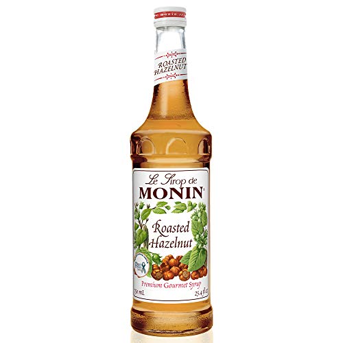 Monin - Roasted Hazelnut Syrup, Nutty Taste Of Caramelized Hazel