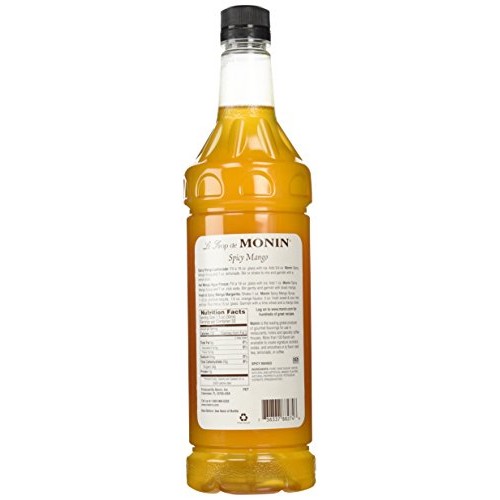 Monin Spicy Mango Mixer, 1 Liter