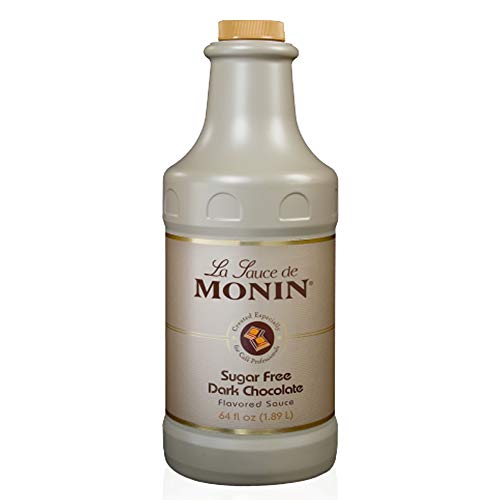 Monin - Sugar Free Dark Chocolate Sauce, Velvety And Rich, Great