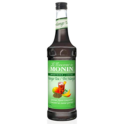 Monin Syrups Mango Tea Concentrate Syrup, 750 Ml Botttle