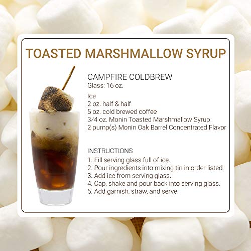 Monin - Toasted Marshmallow Syrup, Flavor Of Campfire Treats, Na