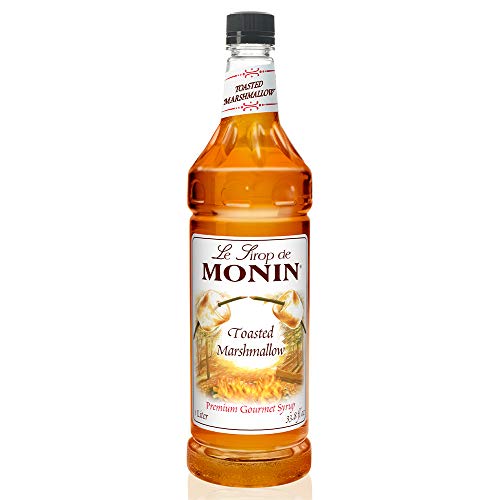 Monin - Toasted Marshmallow Syrup, Marshmallow &Amp; Caramel Flavor,