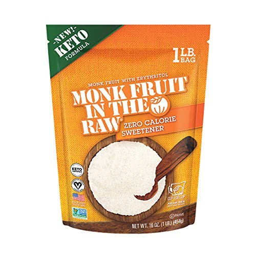 Monk Fruit In The Raw Keto-Certified Zero Calorie Sweetener With