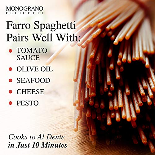 Monograno Felicetti Italian Organic Spaghetti Pasta Made With Fa