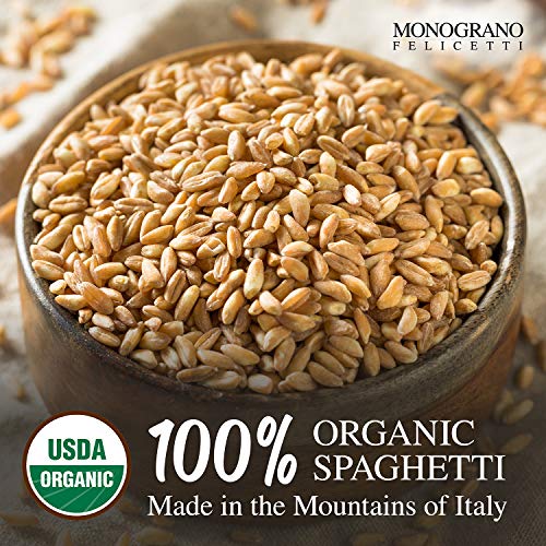 Monograno Felicetti Italian Organic Spaghetti Pasta Made With Fa