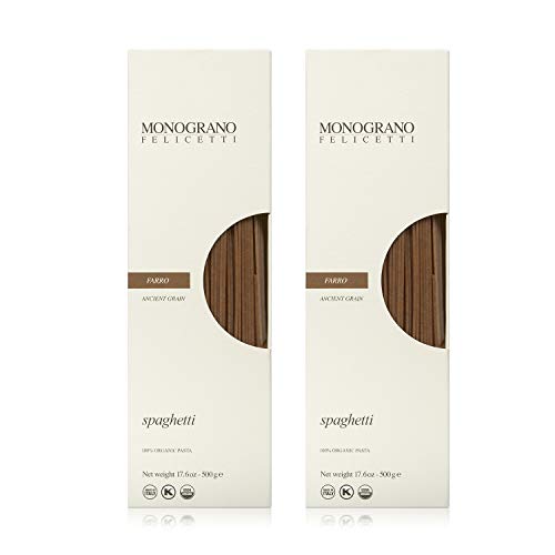 Monograno Felicetti Italian Organic Spaghetti Pasta Made With Fa