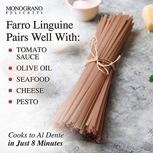 Organic Farro Linguine Pasta By Selezioni Monograno Pasta By Fel