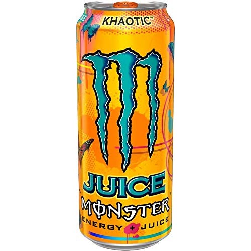 Juice Monster Energy 3 Flavor Variety Pack, 16 Oz Cans, Pack Of 12