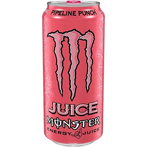 Juice Monster Energy 3 Flavor Variety Pack, 16 Oz Cans, Pack Of 12