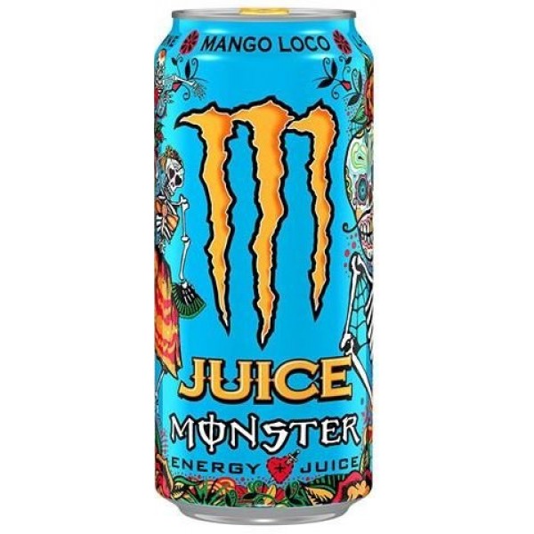Monster Energy Juice -Mango Loco - 16fl.oz.Pack of 12