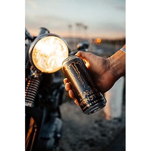 Java Monster Café Latte, Coffee + Energy Drink, 15 Ounce Pack o...