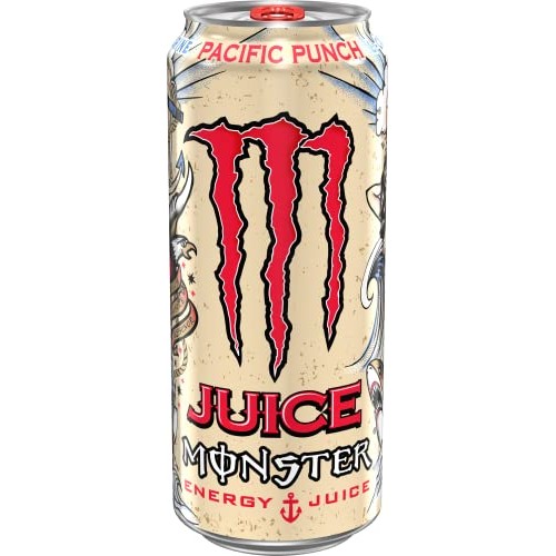 Juice Monster Pacific Punch, Energy + Juice, Energy Drink, 16 Ou...