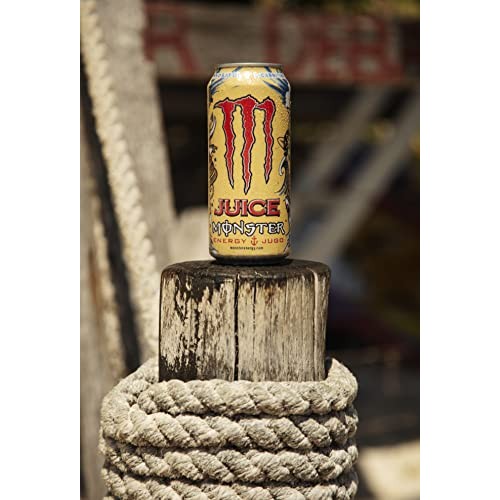 Juice Monster Pacific Punch, Energy + Juice, Energy Drink, 16 Ou...