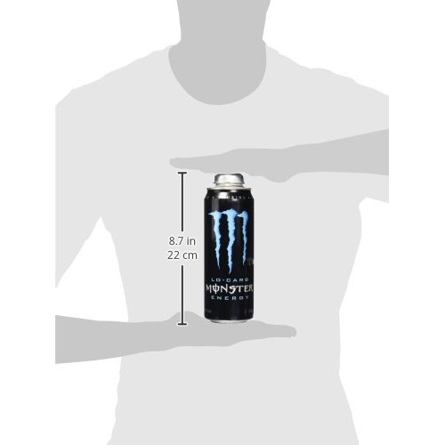 Lo-Carb Monster Energy, Energy Drink, 24 Ounce Pack Of 12