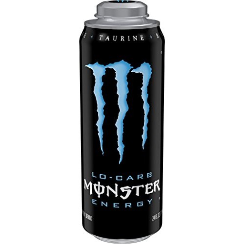 Lo-Carb Monster Energy, Energy Drink, 24 Ounce Pack Of 12