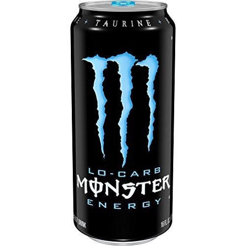 Monster Energy, Lo-Carb, 16 Ounce Pack Of 24