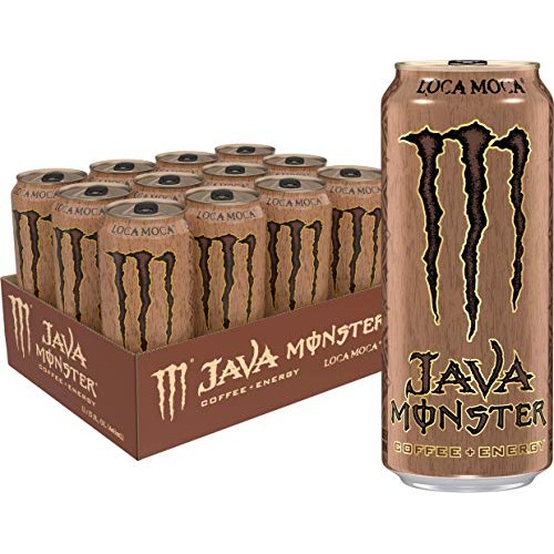 Java Monster Loca Moca, Coffee + Energy Drink, 15 Ounce Pack Of
