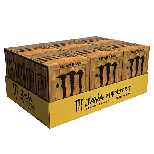 Java Monster Mean Bean, Coffee + Energy Drink, 11 Fl Oz Per Can,
