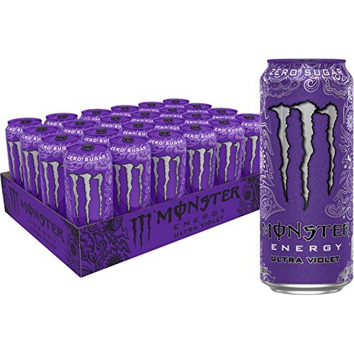 Monster Energy Ultra Violet, Sugar Free Energy Drink, 16 Ounce