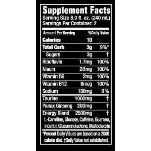 Monster Energy Drink, Lo-Carb, 16-Ounce Cans Pack Of 8
