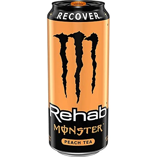 Monster Energy Drink, Rehab Peach 16Oz 12 Pack