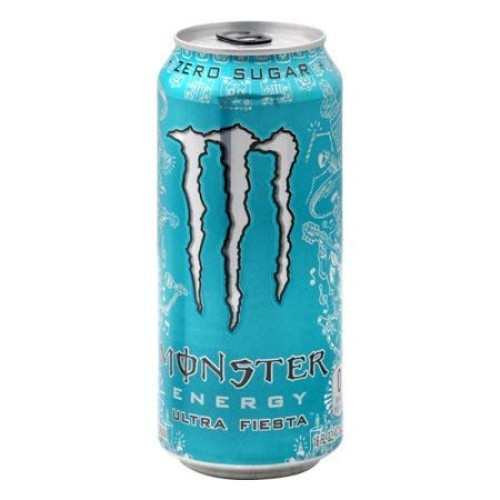 Monster Energy Drink, Ultra Fiesta, 16 Oz Can Pack Of 12