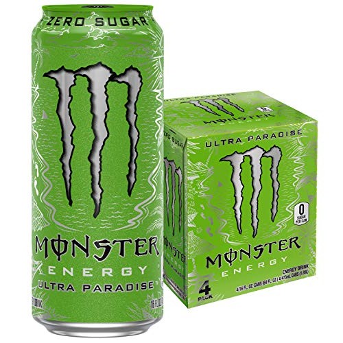 Monster Energy Drink, Ultra Paradise, 16 Fl Oz Pack Of 4