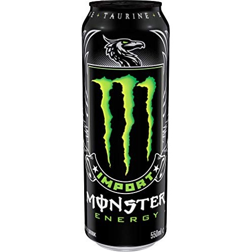 Monster Energy Import, Energy Drink, 18.6 Ounce Pack Of 12