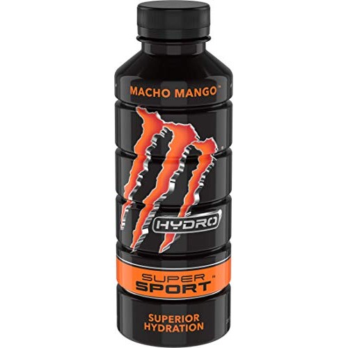Monster Energy Hydro Super Sport, Macho Mango, 20 Oz Pack Of 12