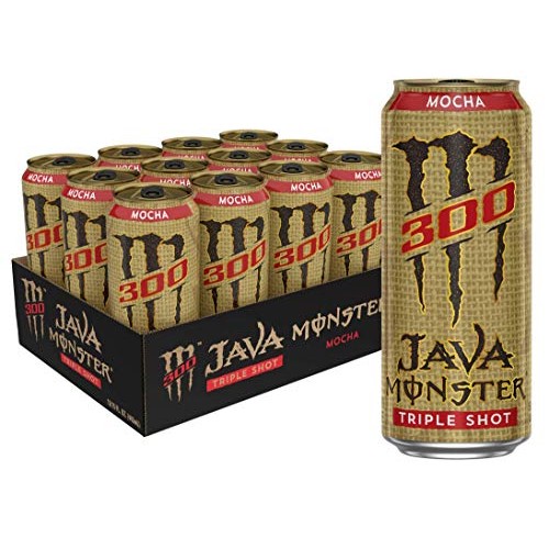 Monster Energy Java 300 Triple Shot Robust Coffee + Cream 15 Oz