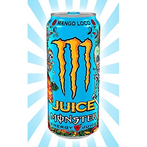 Monster Energy Juice -Mango Loco - 16Fl.Oz.Pack Of 8