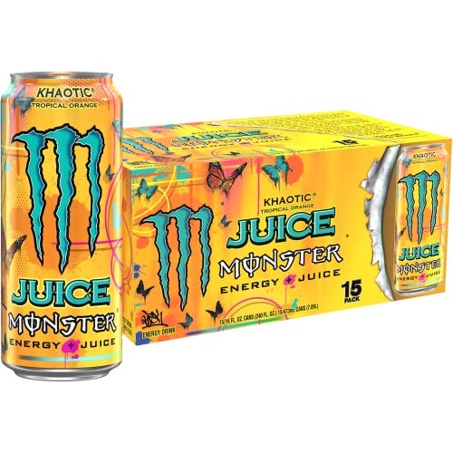 Monster Energy Juice Monster Khaotic Tropical Orange, Energy + J...
