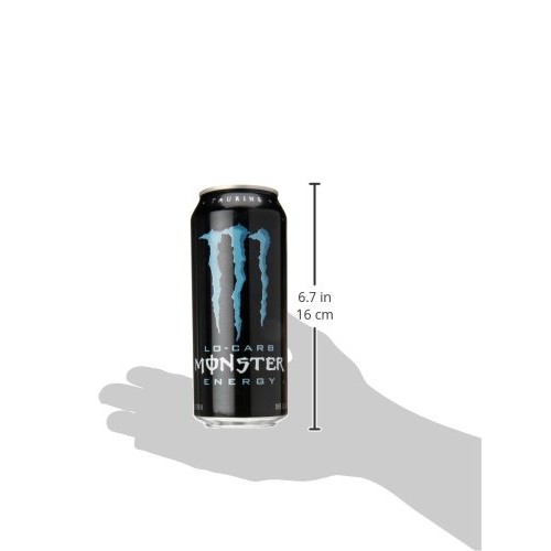 Monster Energy, Lo-Carb, 16 Fl Oz Pack Of 10