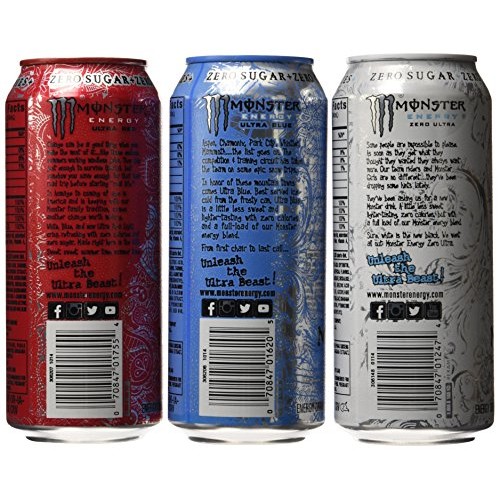 Monster Energy Monster Ultra Variety Pack, 24 Count