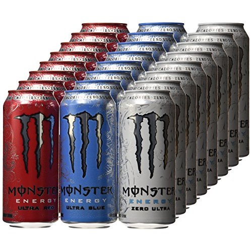 Monster Energy Monster Ultra Variety Pack, 24 Count