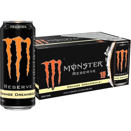 Monster Energy Reserve Orange Dreamsicle, Energy Drink, 16 Ounce...