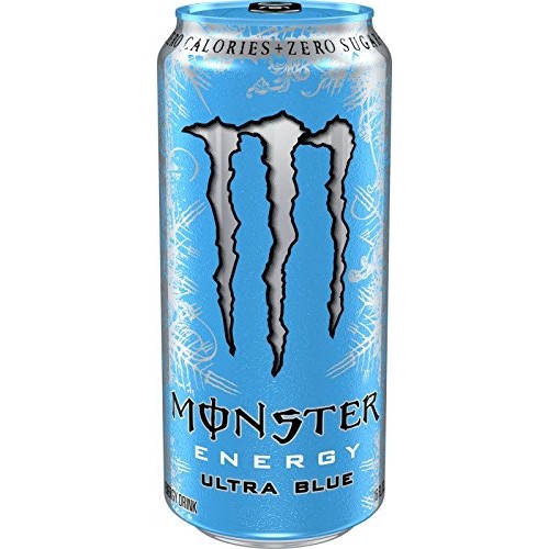 Monster Energy Ultra Energy Drinks 6 - 16Oz Cans Ultra Blue