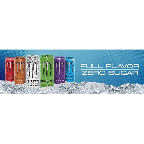 Monster Energy Ultra Energy Drinks Variety Sampler Pack- 16 Ounc