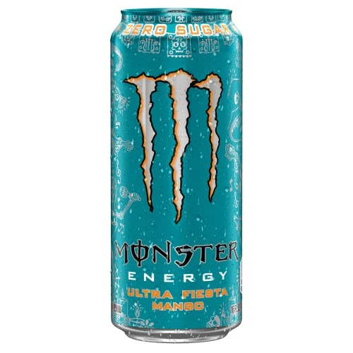 Monster Energy Ultra Fiesta Mango, Sugar Free Energy Drink, 16 O...