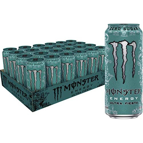 Monster Energy Ultra Fiesta, Sugar Free Energy Drink, 16 Ounce