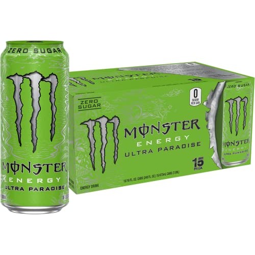 Monster Energy Ultra Paradise, Sugar Free Energy Drink, 16 Ounce...