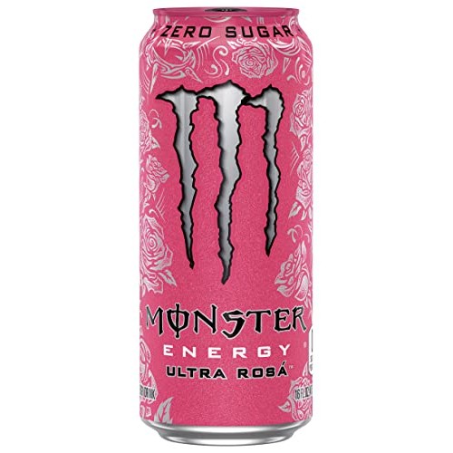 Monster Energy Ultra Rosa, Sugar Free Energy Drink, 16 Fl Oz, Pa