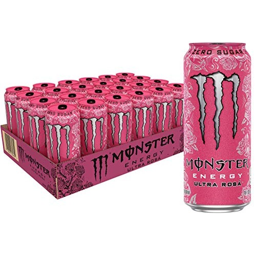 Monster Energy Ultra Rosa, Sugar Free Energy Drink, 16 Fl Oz, Pa