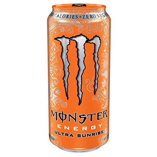 Monster Energy, Ultra Sunrise, 16 Fl Oz, 4 Pack