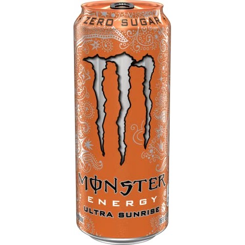 Monster Energy Ultra Sunrise, Sugar Free Energy Drink, 16 Ounce