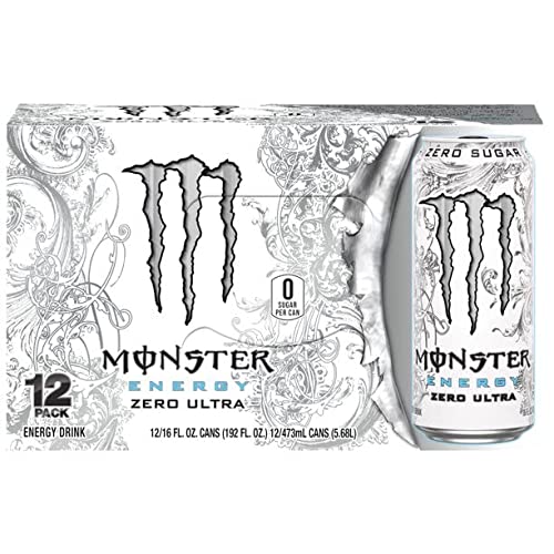 Monster Energy Zero Ultra, 24 Ounce Pack Of 12
