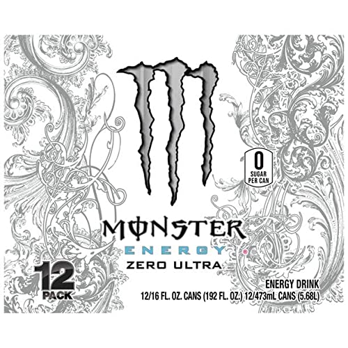 Monster Energy Zero Ultra, 24 Ounce Pack Of 12