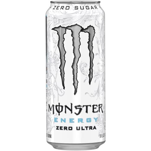 Monster Energy Zero Ultra, Sugar Free Energy Drink, 16 Ounce Pa
