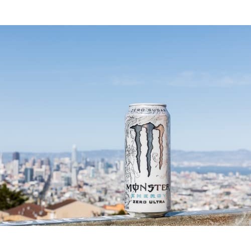 Monster Energy Zero Ultra, Sugar Free Energy Drink, 16 Ounce Pa